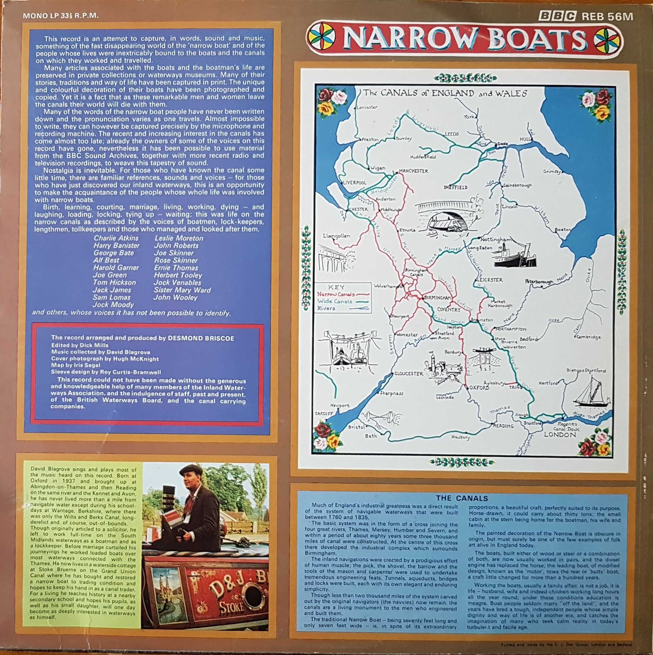 Picture of REB 56 Narrow boats by artist Various from the BBC records and Tapes library
